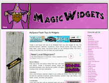 Tablet Screenshot of magicwidgets.com